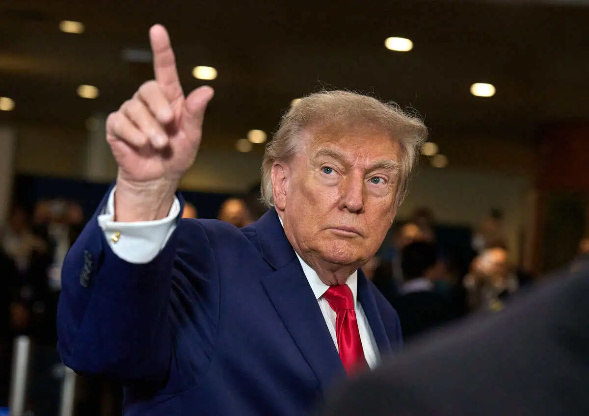 US President Donald Trump arrives at the UN for UNGA81