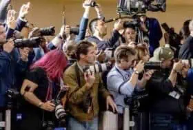 Photojournalists at the UN during UNGA81
