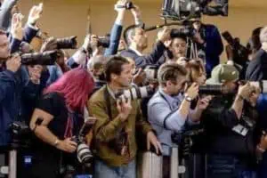Photojournalists at the UN during UNGA81